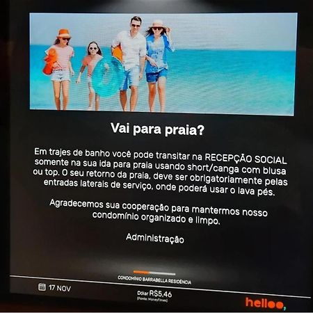 Lindo Apto No Barrabela, Todo Equipado, Com Arcondicionados Split Novos No Quarto E Na Sala, Limpissimo, Cheiroso, Novinho, Condominio Em Frente A Praia, Com Piscina Aquecida, Sauna, Quadra, Academia, Lavanderia, Salao De Beleza, Restaurantes, Mercad Rio de Janeiro Bagian luar foto