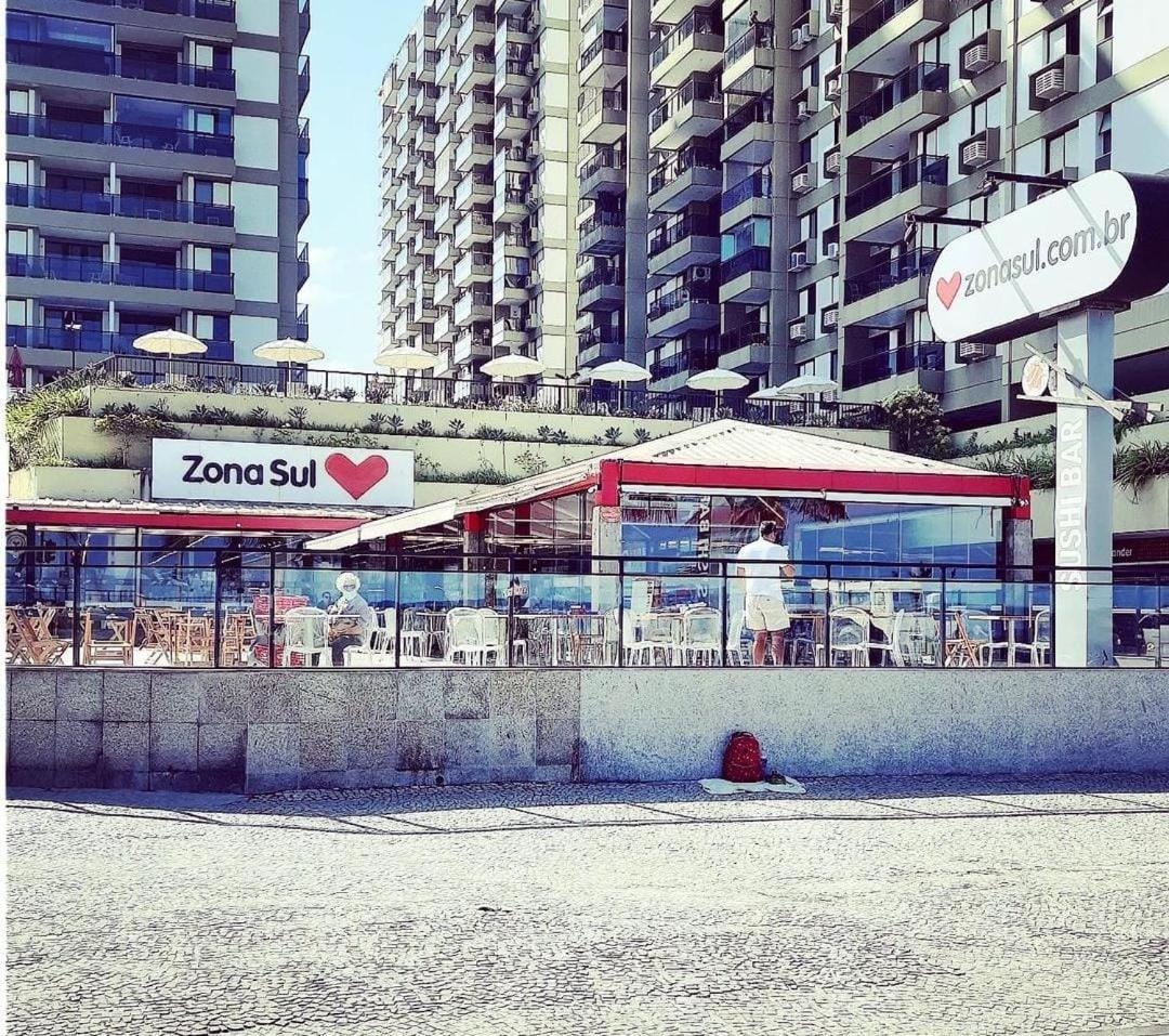 Lindo Apto No Barrabela, Todo Equipado, Com Arcondicionados Split Novos No Quarto E Na Sala, Limpissimo, Cheiroso, Novinho, Condominio Em Frente A Praia, Com Piscina Aquecida, Sauna, Quadra, Academia, Lavanderia, Salao De Beleza, Restaurantes, Mercad Rio de Janeiro Bagian luar foto