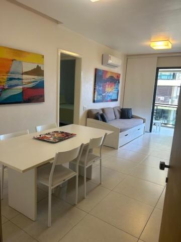 Lindo Apto No Barrabela, Todo Equipado, Com Arcondicionados Split Novos No Quarto E Na Sala, Limpissimo, Cheiroso, Novinho, Condominio Em Frente A Praia, Com Piscina Aquecida, Sauna, Quadra, Academia, Lavanderia, Salao De Beleza, Restaurantes, Mercad Rio de Janeiro Bagian luar foto