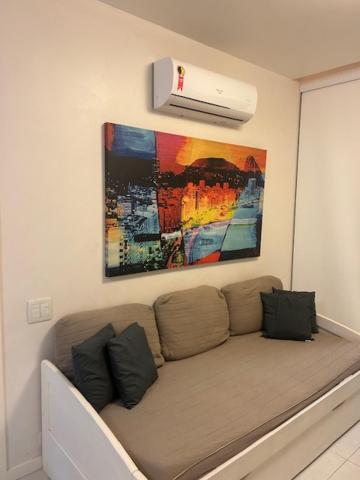 Lindo Apto No Barrabela, Todo Equipado, Com Arcondicionados Split Novos No Quarto E Na Sala, Limpissimo, Cheiroso, Novinho, Condominio Em Frente A Praia, Com Piscina Aquecida, Sauna, Quadra, Academia, Lavanderia, Salao De Beleza, Restaurantes, Mercad Rio de Janeiro Bagian luar foto